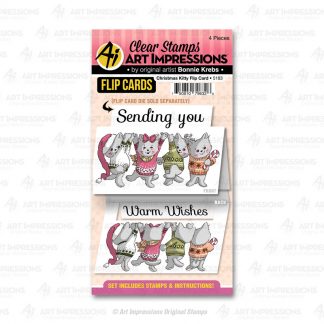 5183 - Christmas Kitty Flip Card