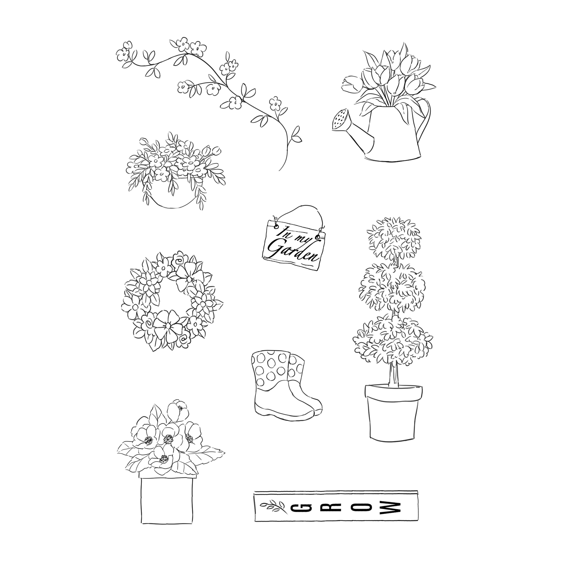 5486 - Front Porch Garden Set - Image 5