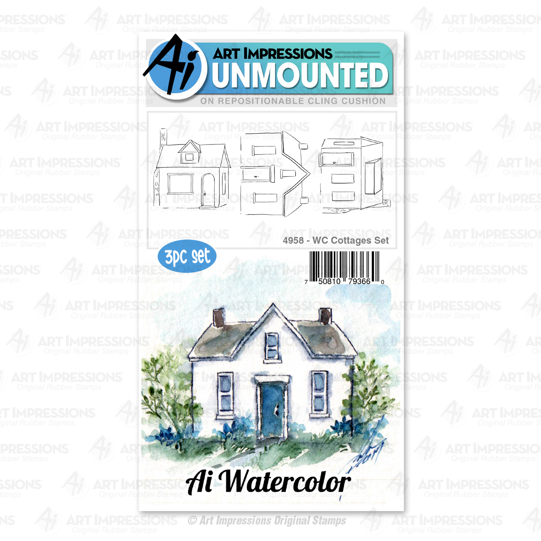 4958 - WC Cottages Set