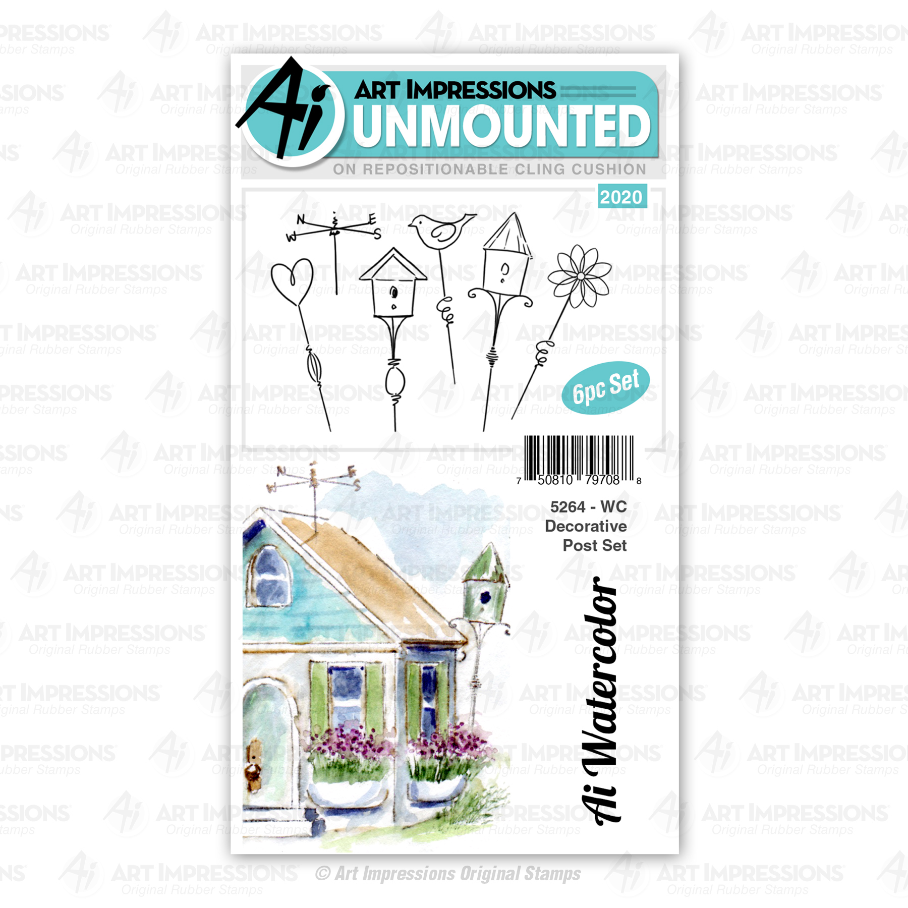 5264 - WC Decorative Post Set