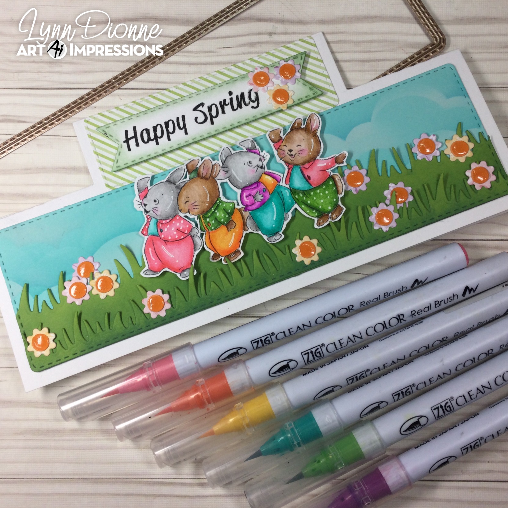 5736 Happy Spring Flip Card Lynn (2)
