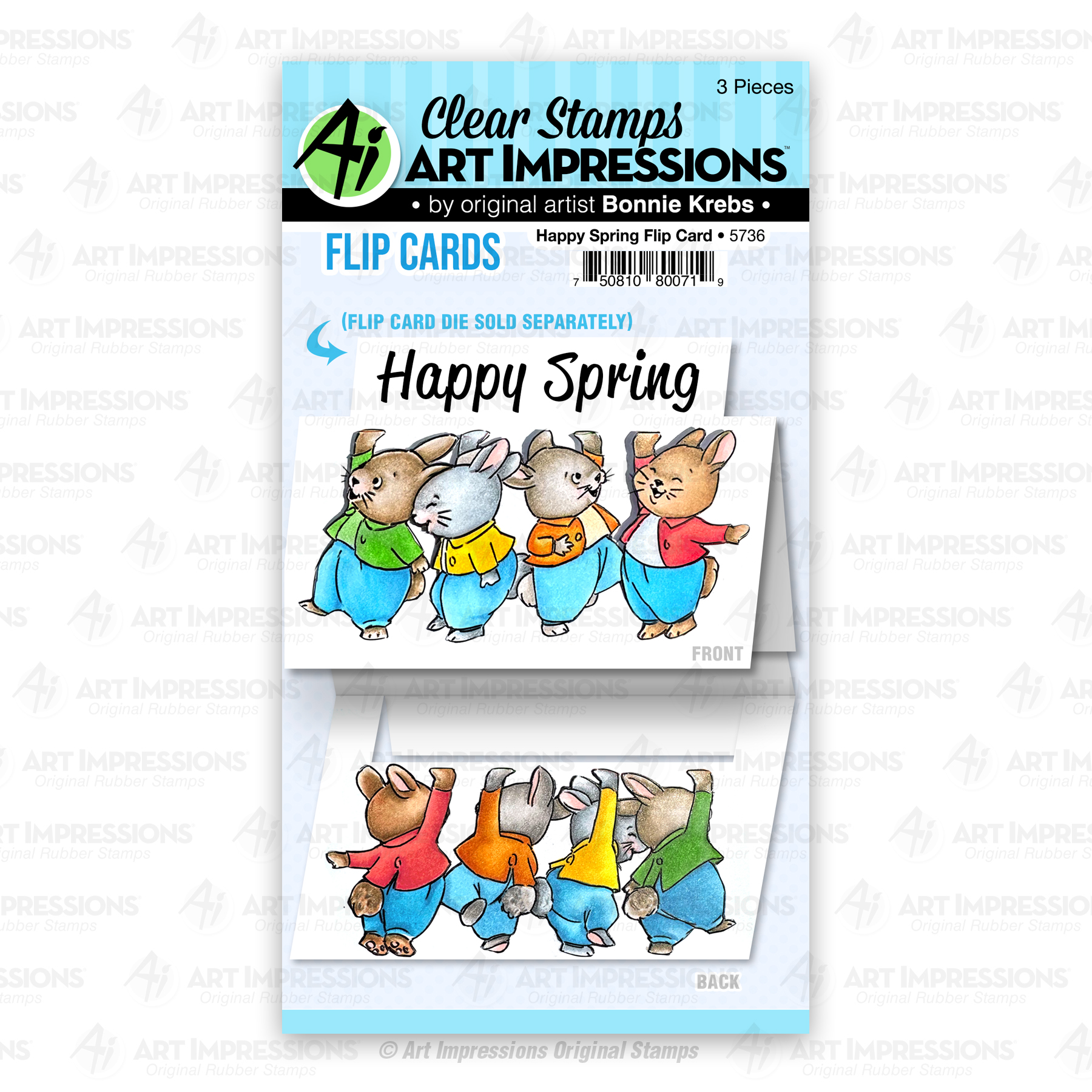 5736 - Happy Spring Flip Card